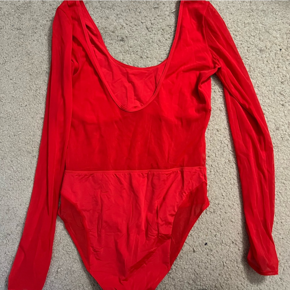 Red Bodysuit - Picture 2 of 3